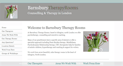 Desktop Screenshot of barnsburytherapyrooms.com